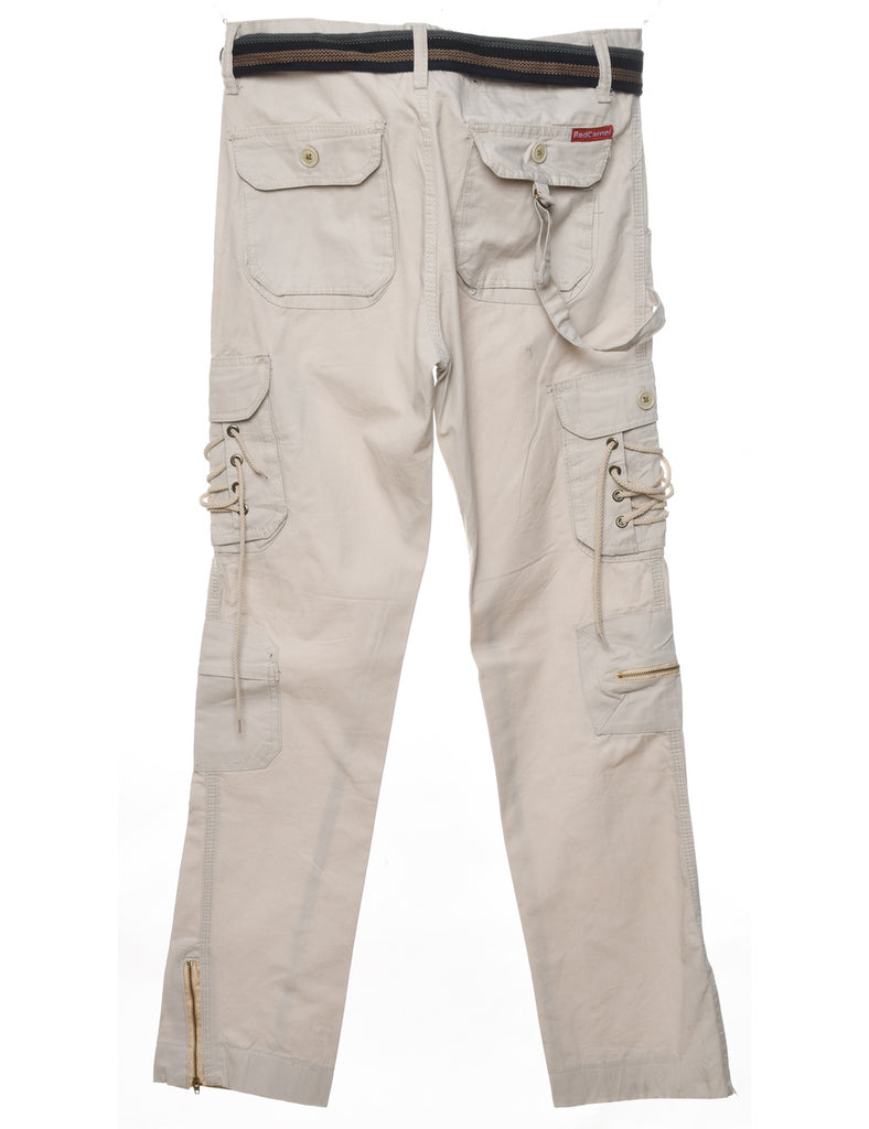 Off White Cargo Trousers - W30 L32