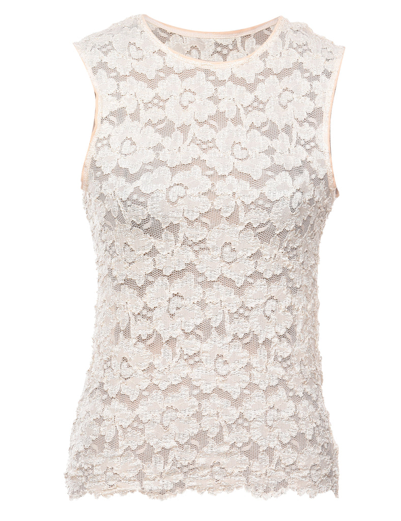 Off-White Lace Top - XS