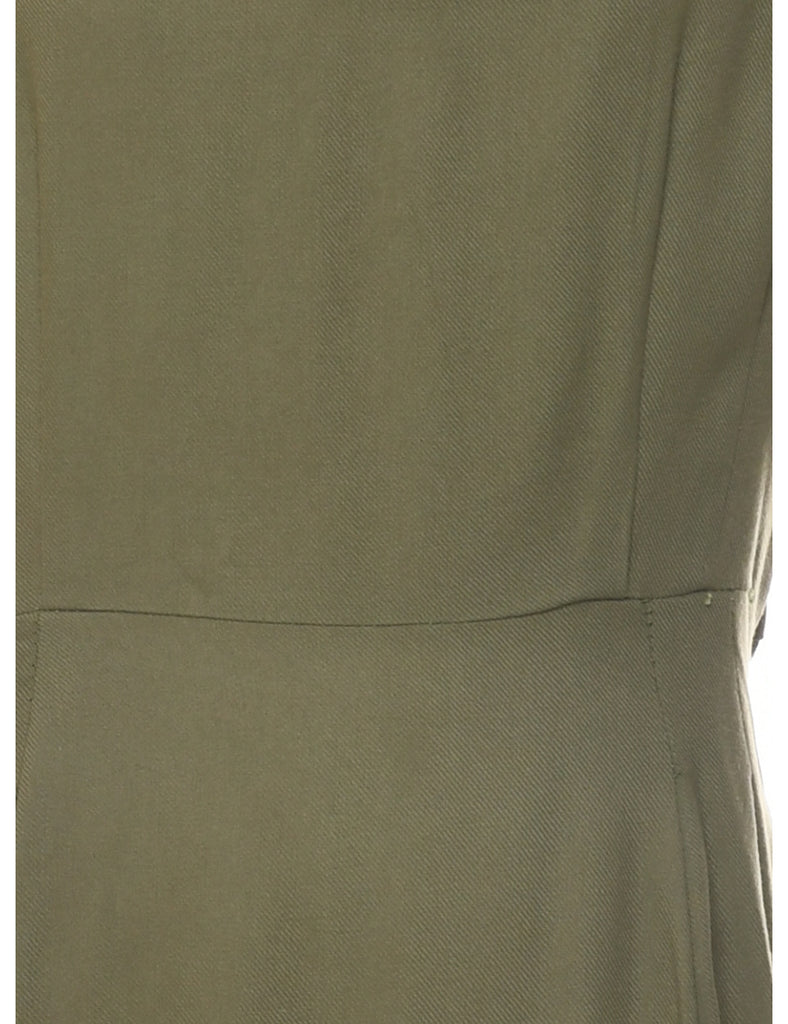Olive Green Dress - M