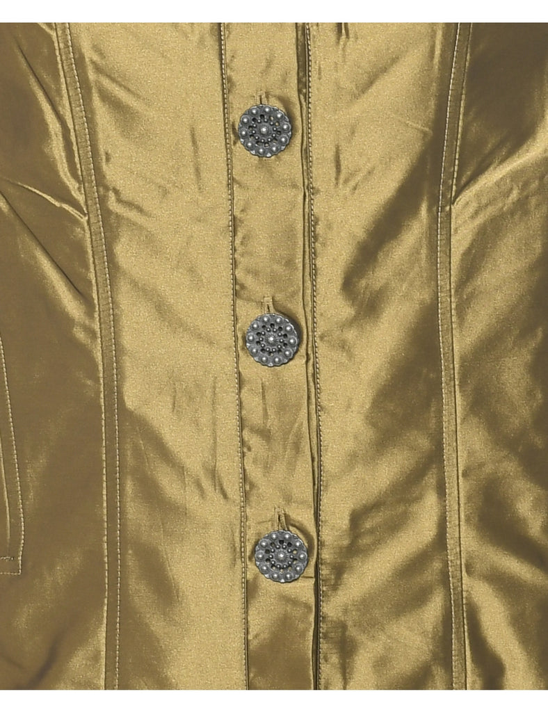 Olive Green Evening Jacket - S