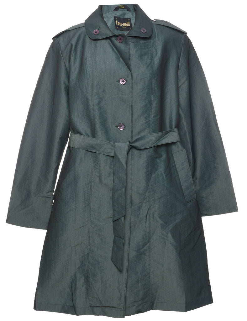 Olive Green Trench Coat - XL