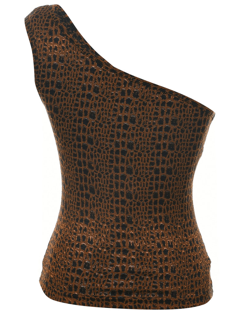 One Shoulder Evening Top - XS