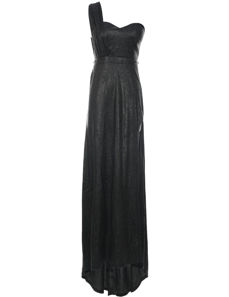 One Shouldered Evening Dress - S