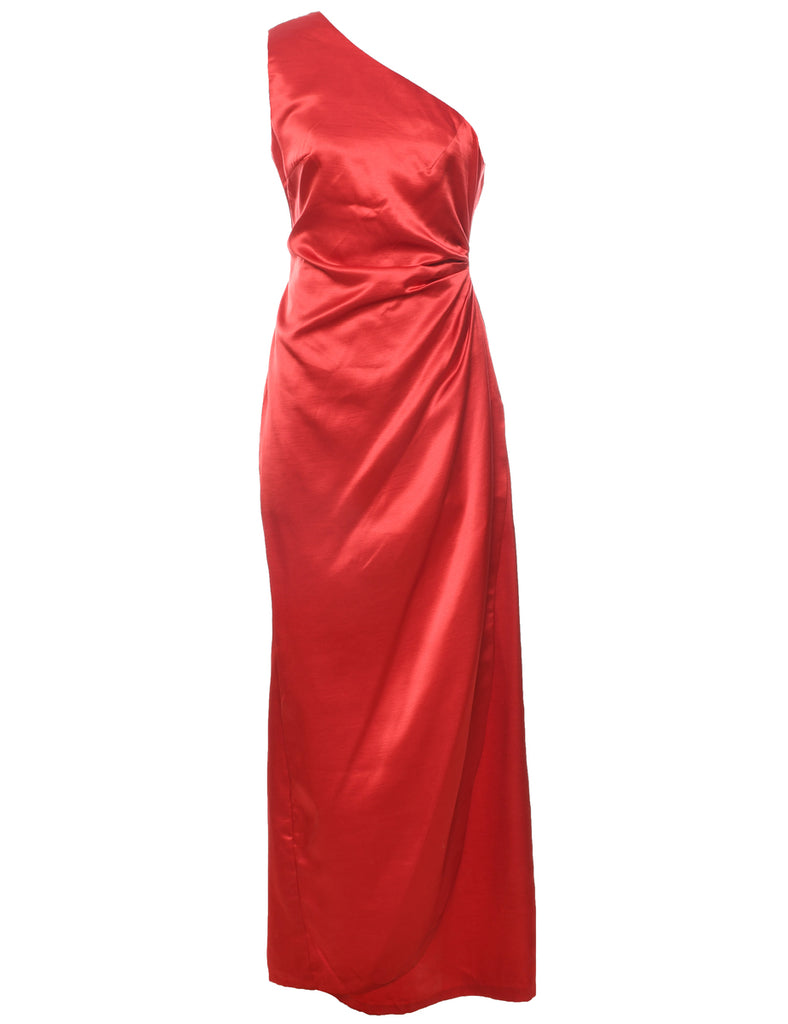 One Shouldered Prom Dress - S