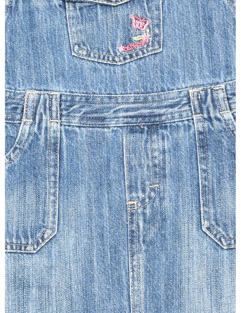 Osh Kosh B'Gosh Embroidered Light Wash Dress - 3 YEARS