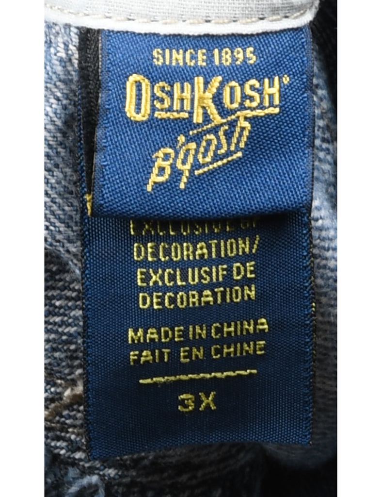 Osh Kosh B'Gosh Embroidered Light Wash Dress - 3 YEARS