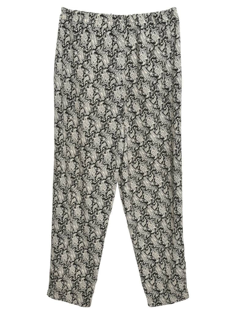 Paisley Casual Trousers - W26 L24