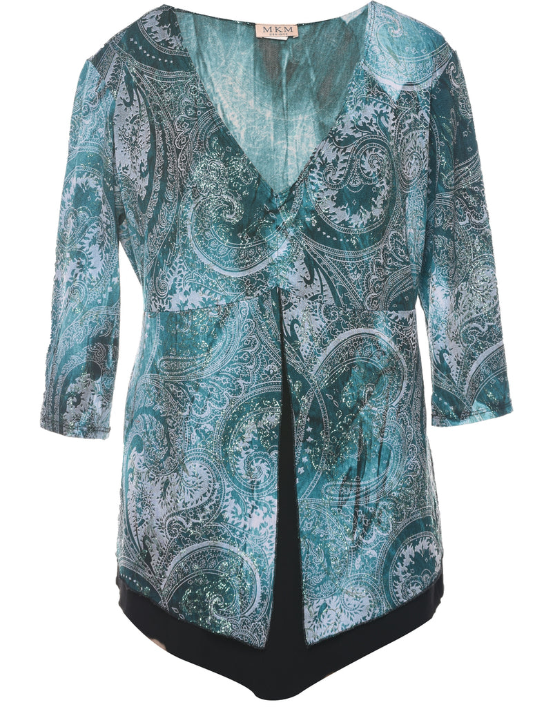 Paisley Evening Top - XL