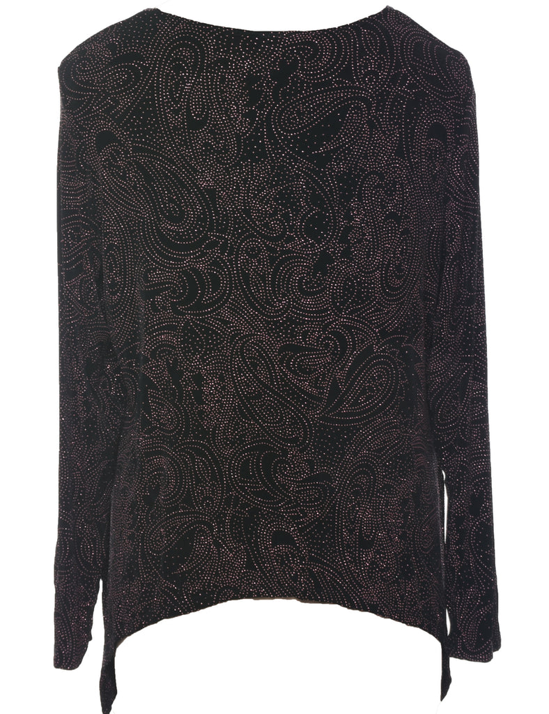 Paisley Evening Top - L