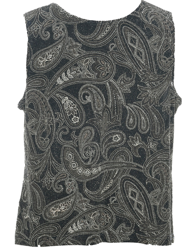 Paisley Evening Top - L