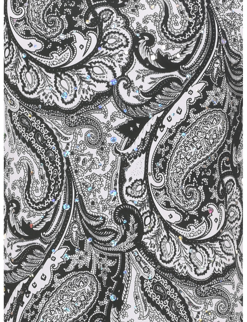 Paisley Evening Top - M