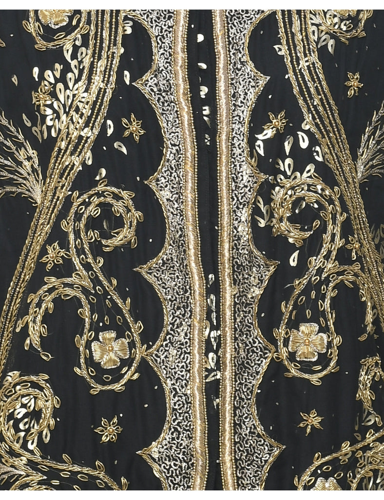 Paisley Pattern Evening Jacket - L