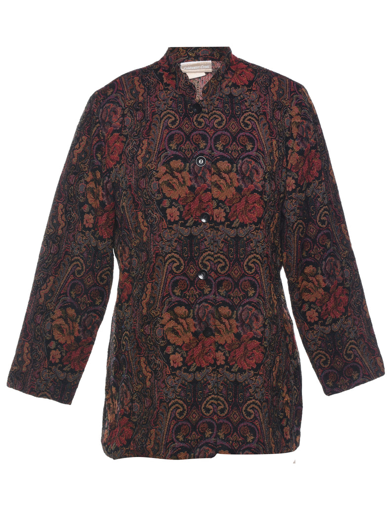 Paisley Pattern Tapestry Jacket - L