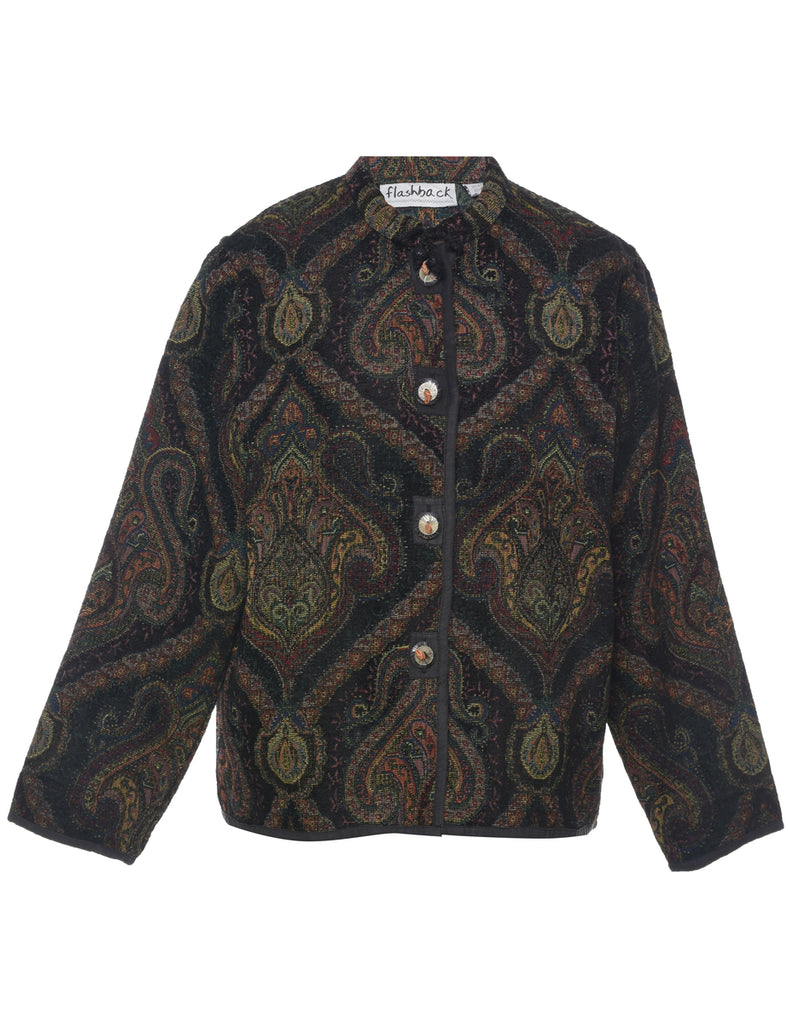 Paisley Pattern Tapestry Jacket - XL