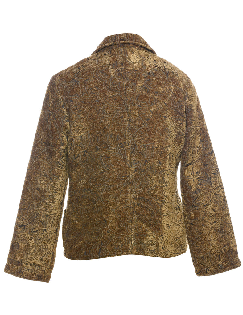 Paisley Pattern Tapestry Jacket - S