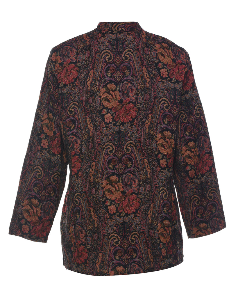 Paisley Pattern Tapestry Jacket - L