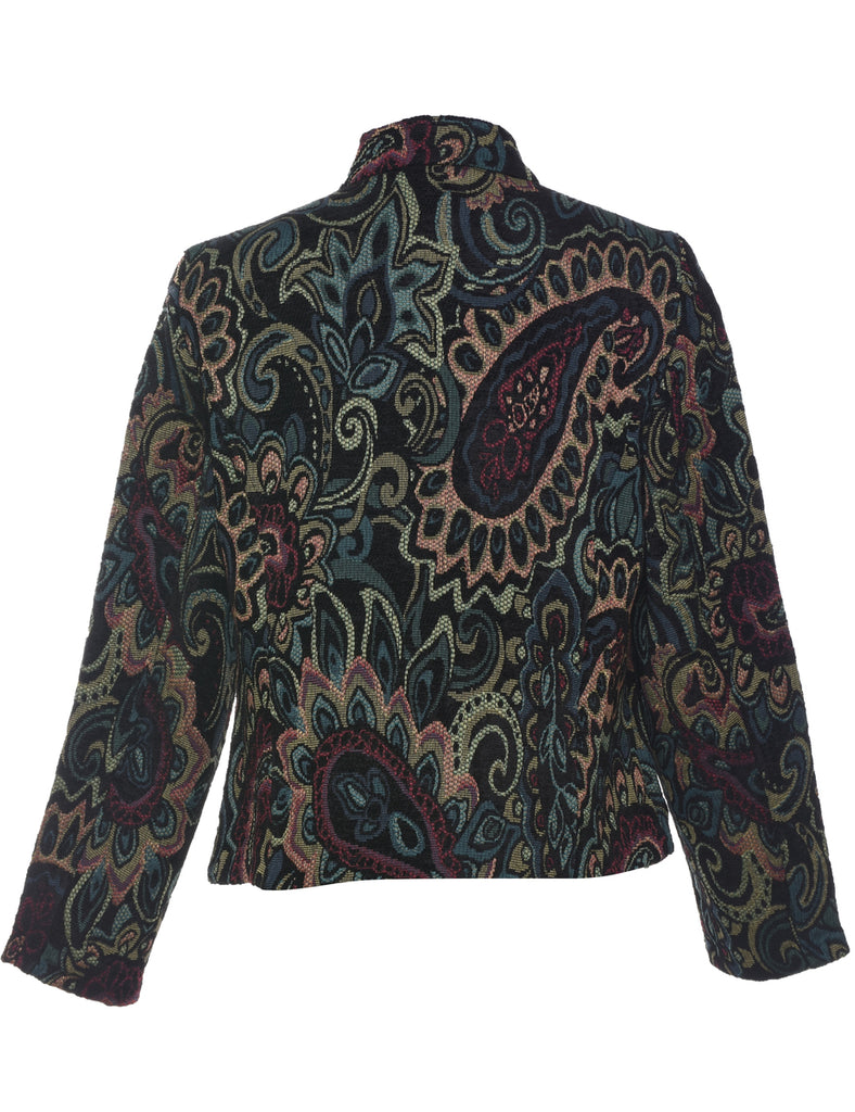 Paisley Pattern Tapestry Jacket - M