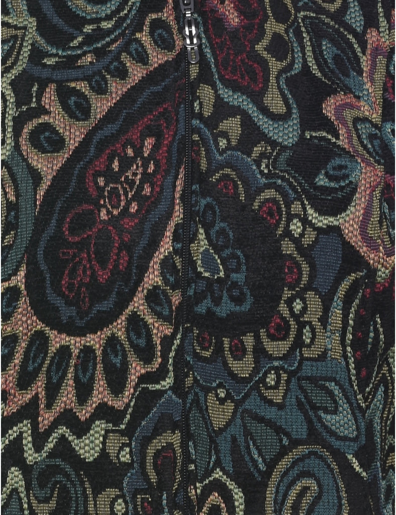 Paisley Pattern Tapestry Jacket - M