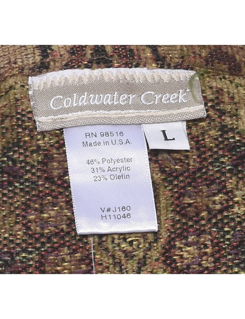 Paisley Pattern Tapestry Jacket - L