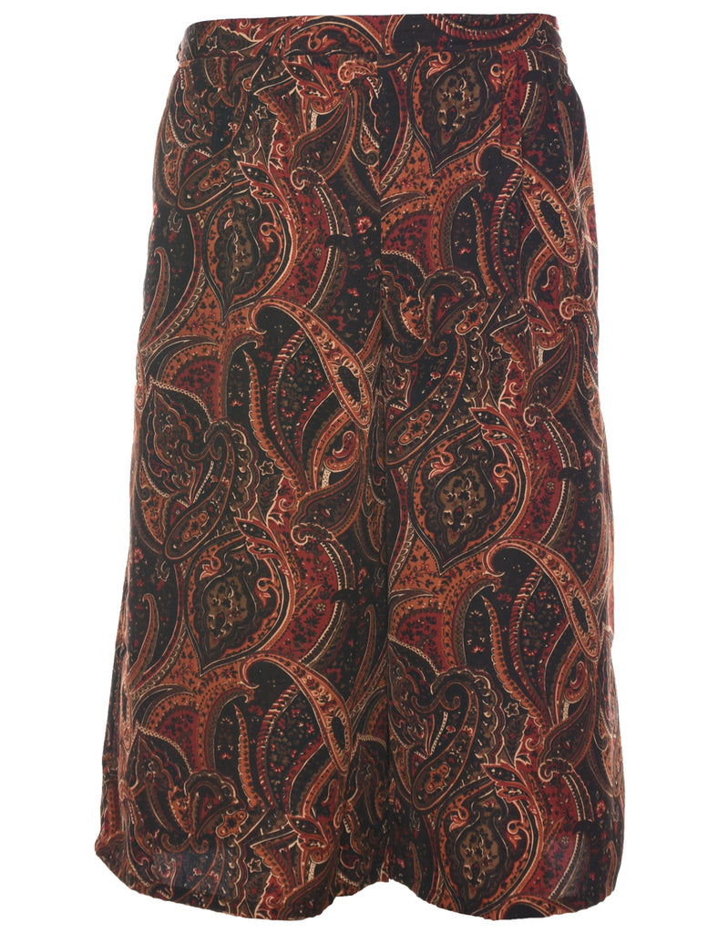 Paisley Pattern Trousers - W33 L16