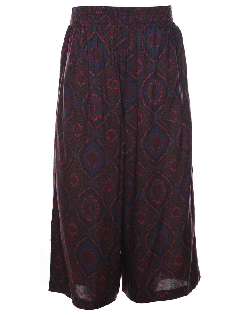 Paisley Pattern Trousers - W30 L21