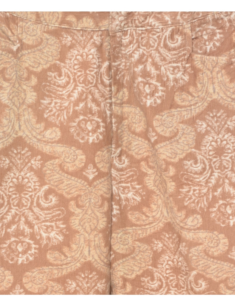 Paisley Pattern Trousers - W29 L27