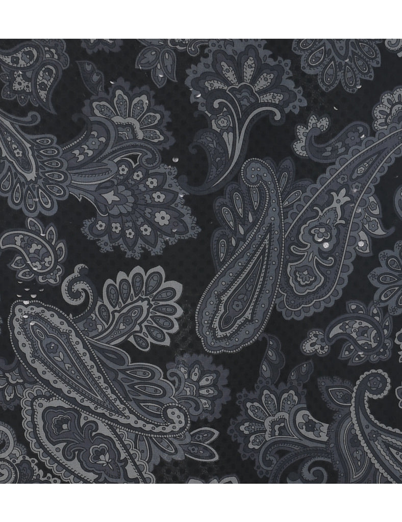 Paisley Print A-line Skirt - S