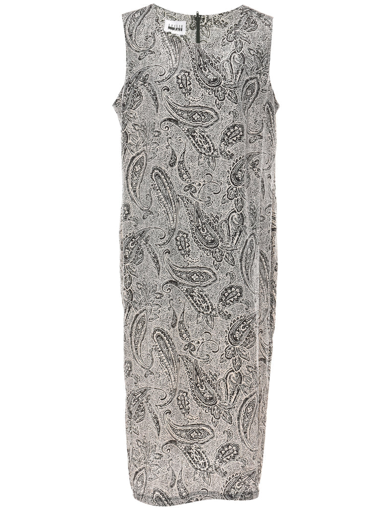 Paisley Print Dress - L