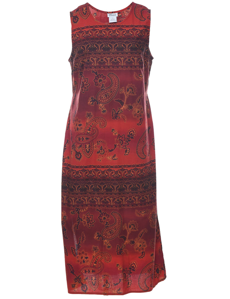 Paisley Print Dress - XL