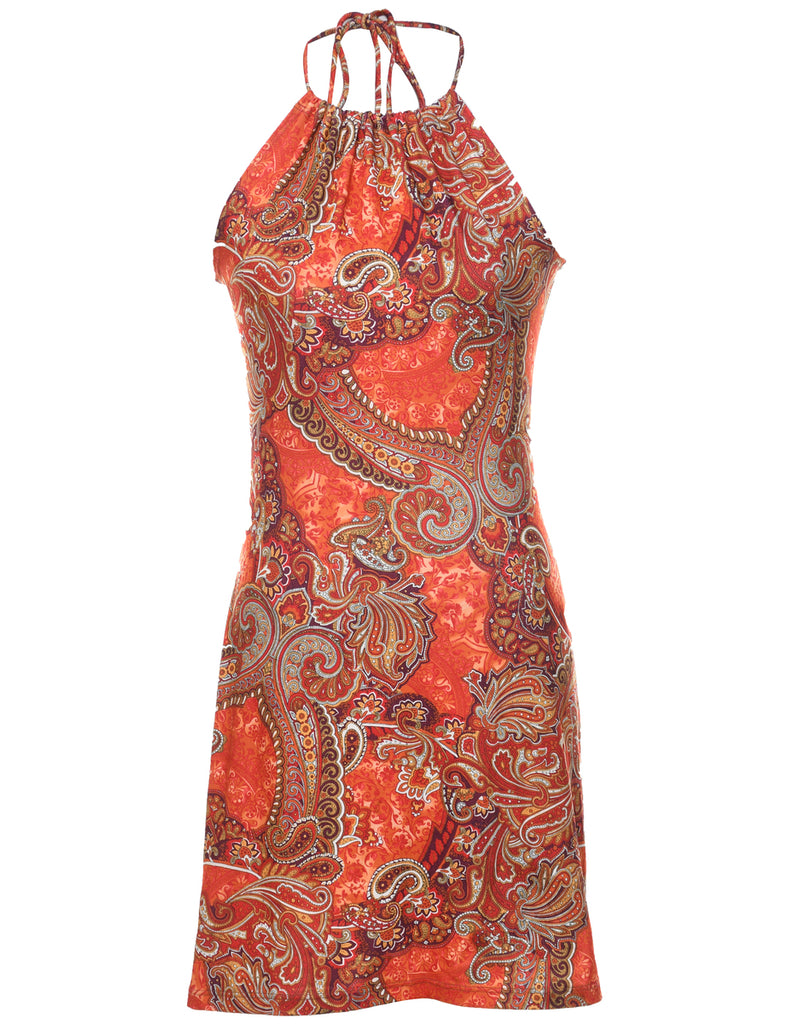 Paisley Print Dress - XS