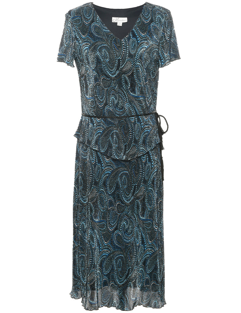 Paisley Print Dress - M