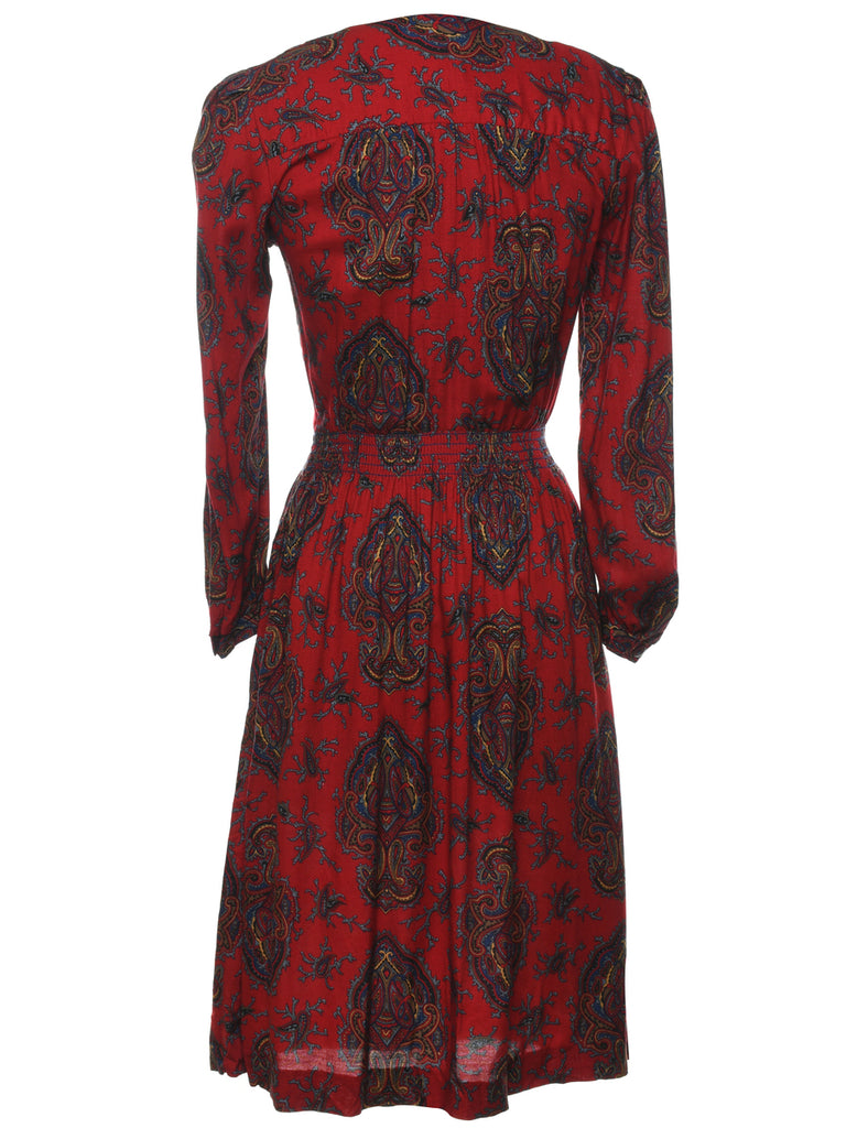 Paisley Print Dress - S