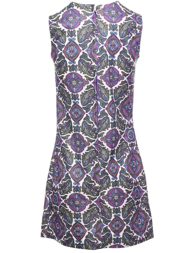 Paisley Print Dress - M