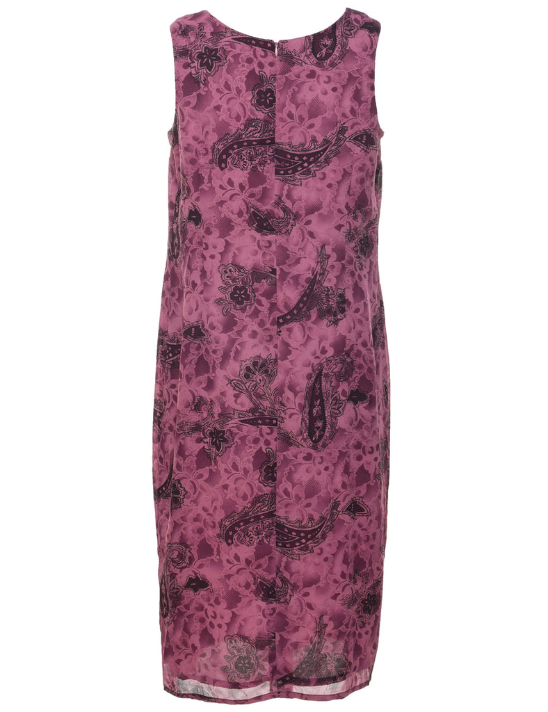 Paisley Print Dress - M