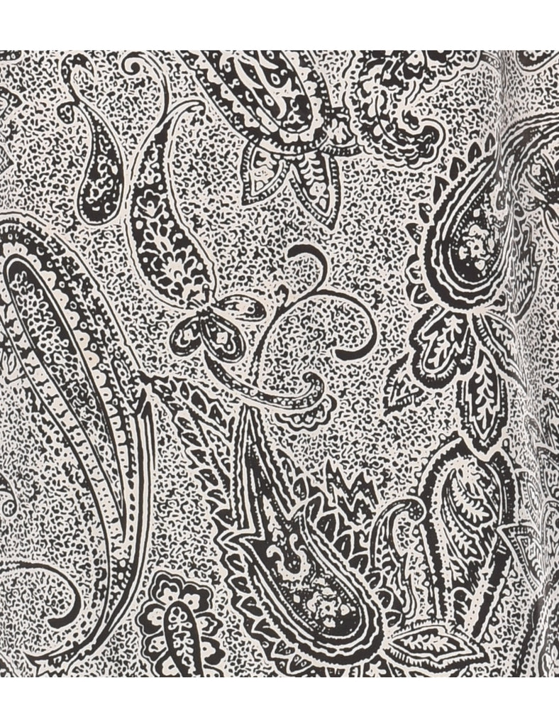 Paisley Print Dress - L