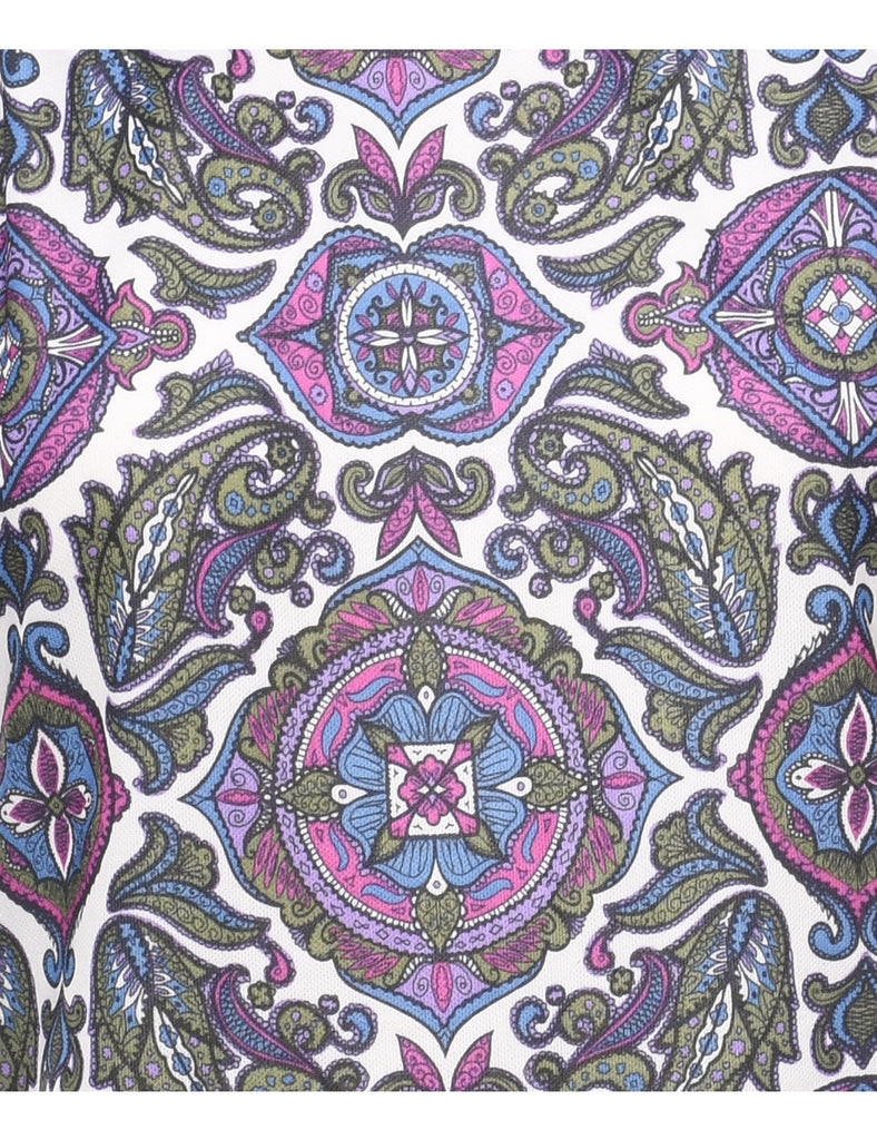 Paisley Print Dress - M