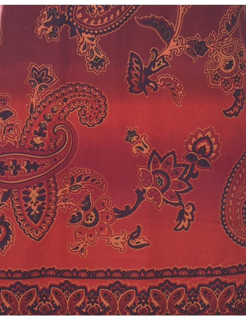 Paisley Print Dress - XL