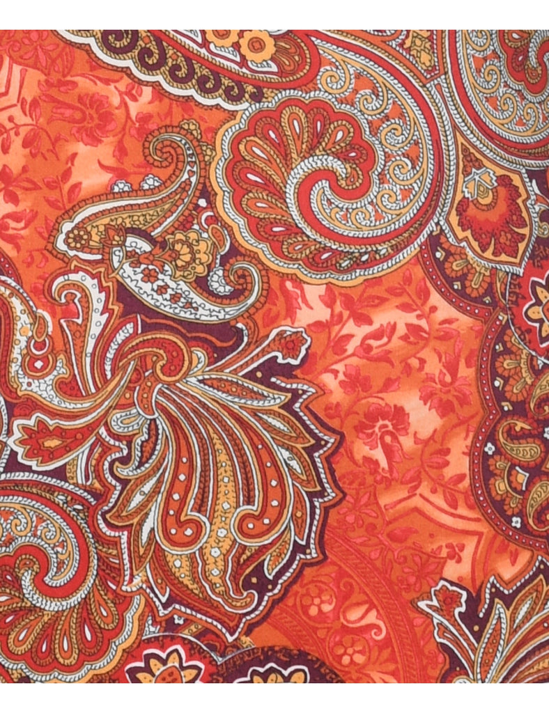 Paisley Print Dress - XS