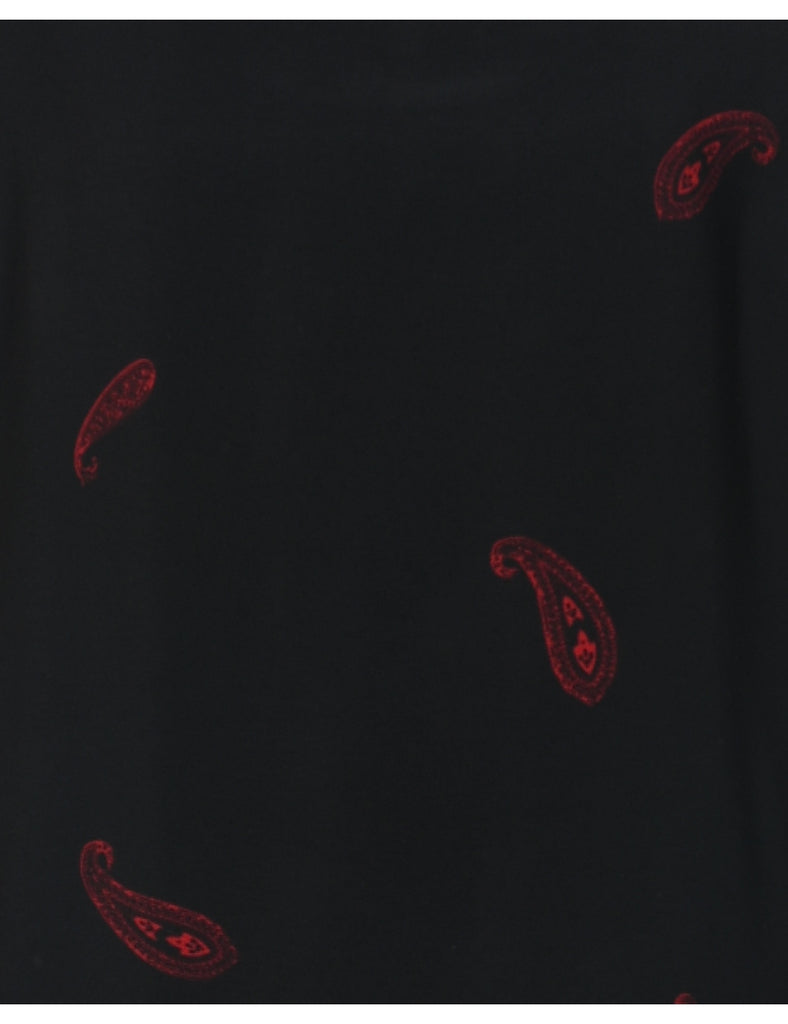 Paisley Print Dress - L