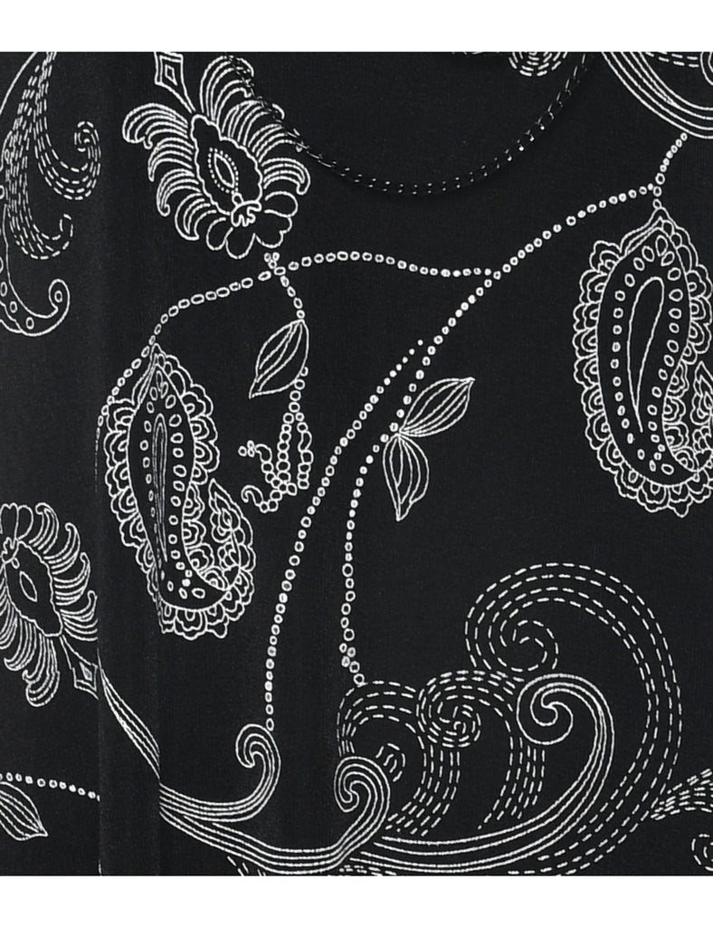 Paisley Print Dress - L