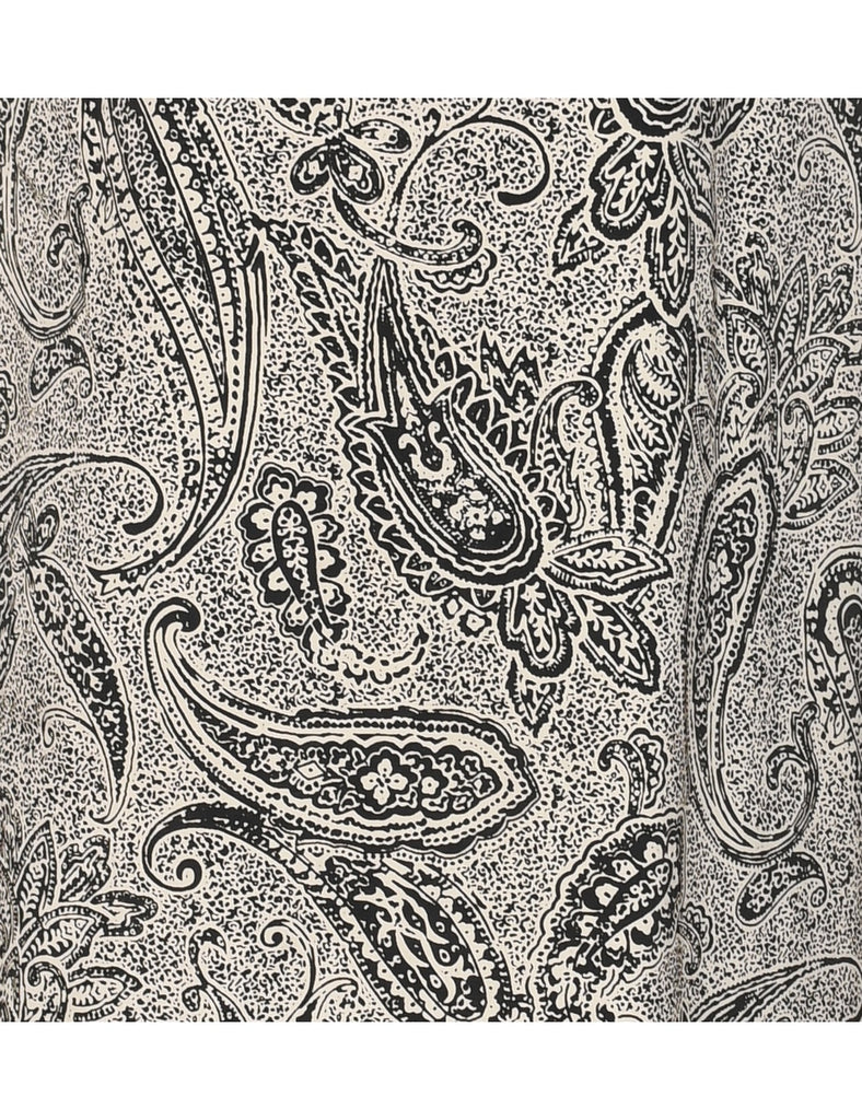 Paisley Print Dress - L