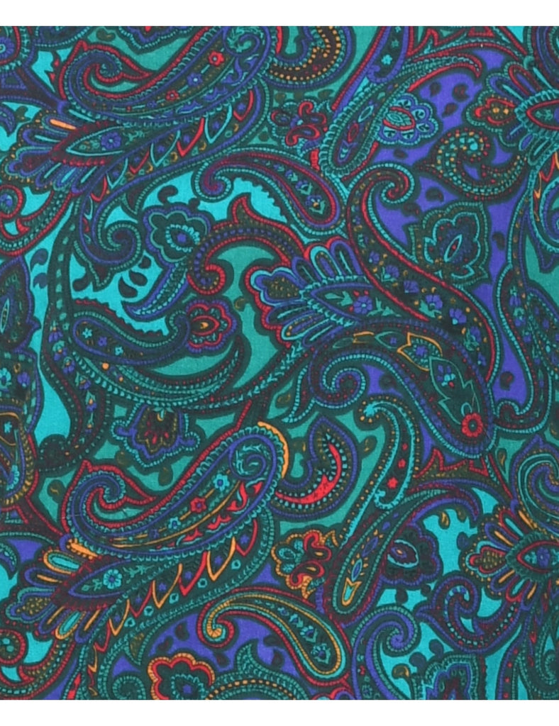 Paisley Print Dress - M