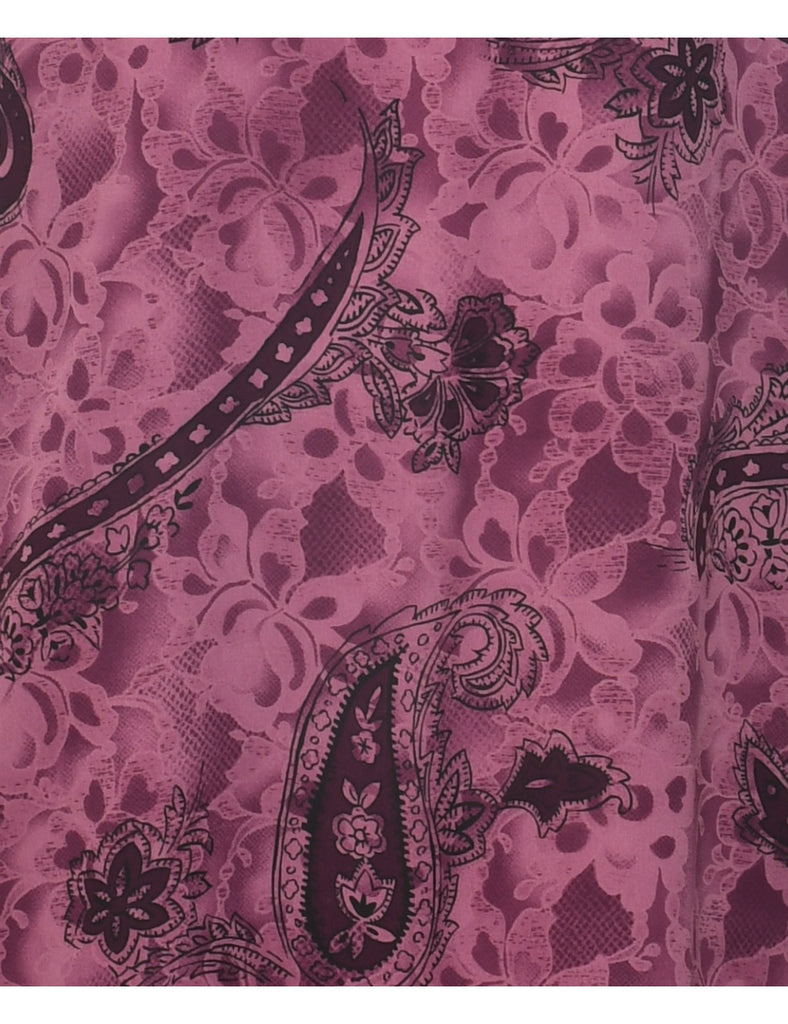 Paisley Print Dress - M