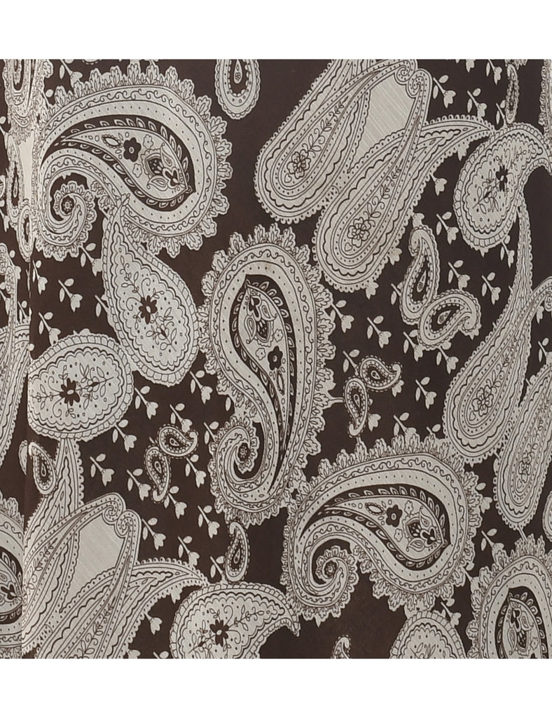 Paisley Print Dress - M