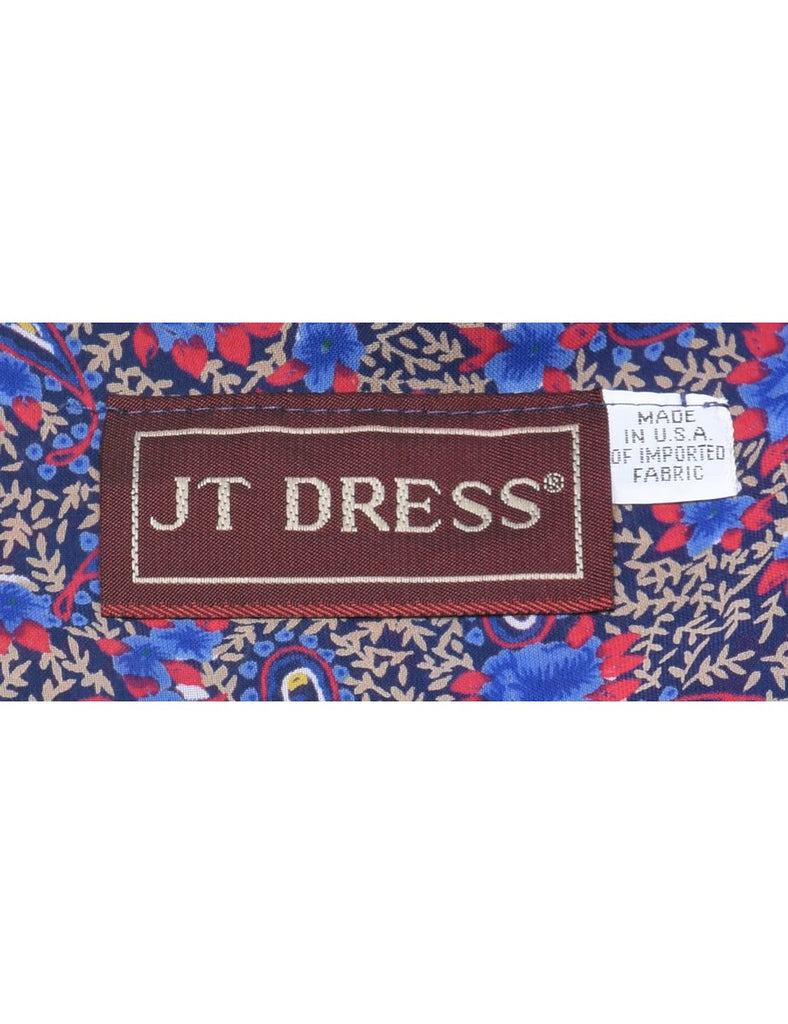 Paisley Print Dress - M