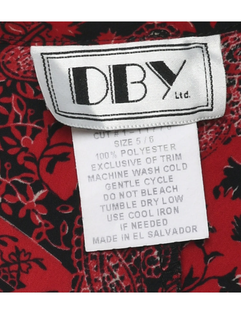 Paisley Print Dress - S