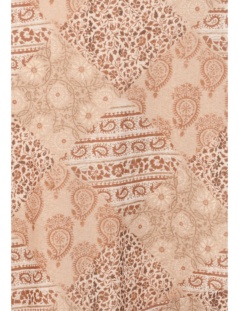 Paisley Print Y2K Skirt - M