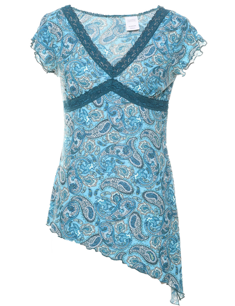 Paisley Printed Top - M