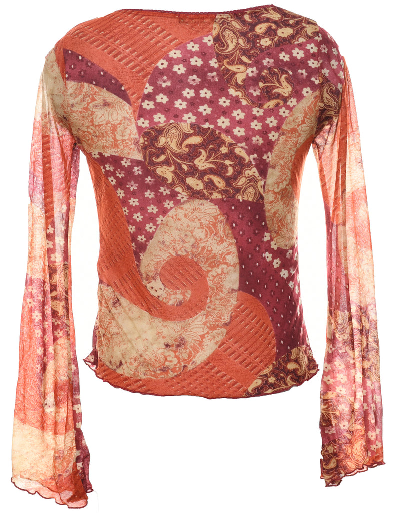 Paisley Printed Top - S