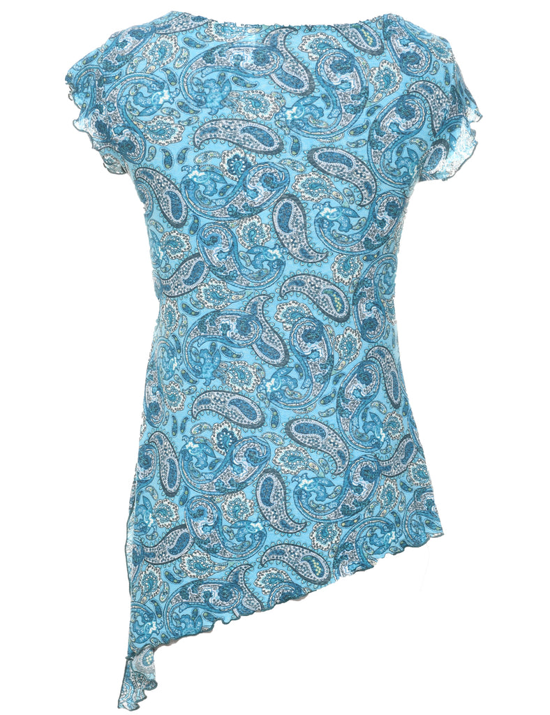 Paisley Printed Top - M